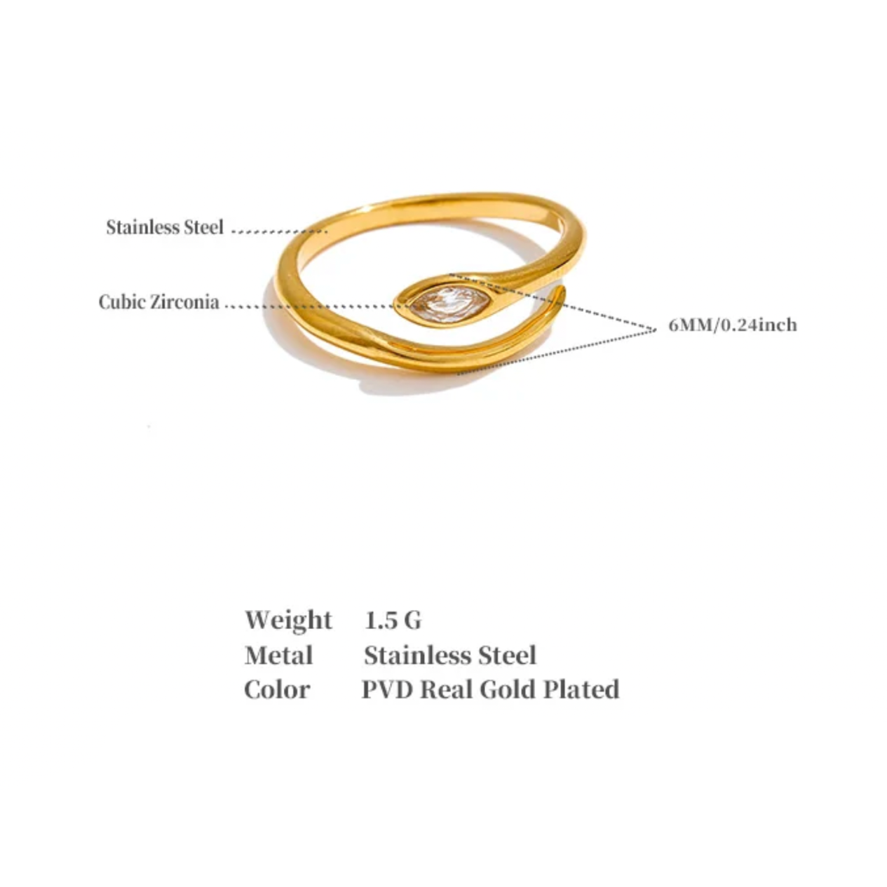 Medusa’s Whisper – Ring