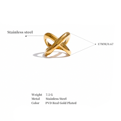 Chunky Twist Ring