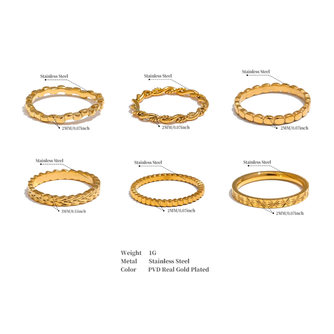Love of Six - Rings