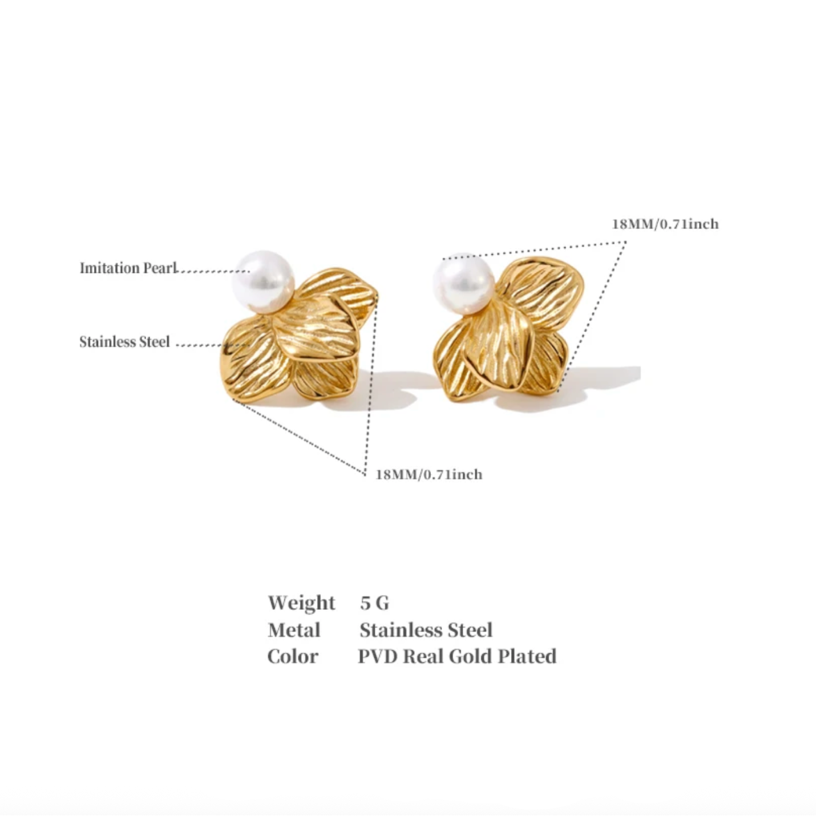 Florentine Pearl – Earrings