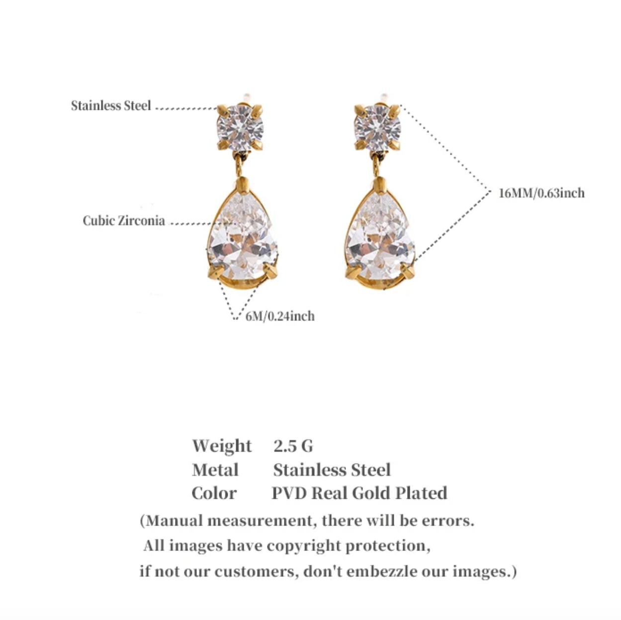 Celestia Drop – Earrings