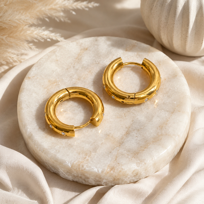 Halo Stars - Earrings