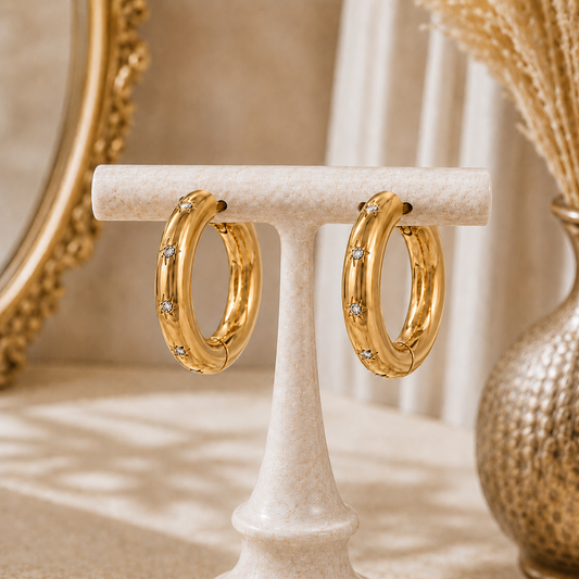 Halo Stars - Earrings
