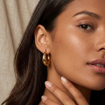 Soléne Hoops - Earrings
