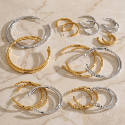 Classy Halo - Earrings