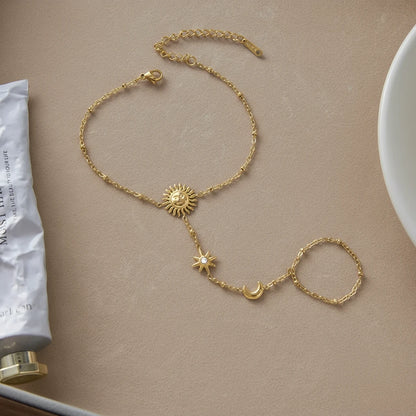 Solara’s Touch – Hand Chain Bracelet